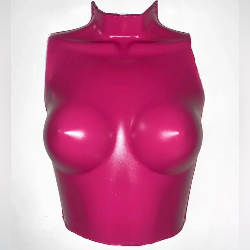 Pink Chest Plate Top